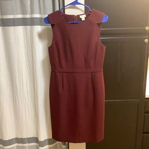 J Crew Maroon Dress